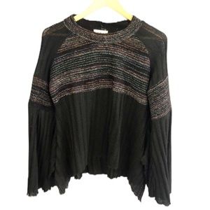 Altar’d State Frayed Hem Multicolored Sweater
